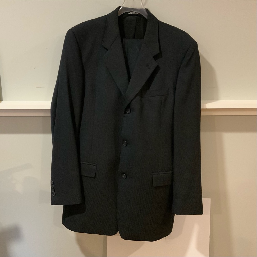 Classic Men’s Suit, Dk Charcoal, 40L